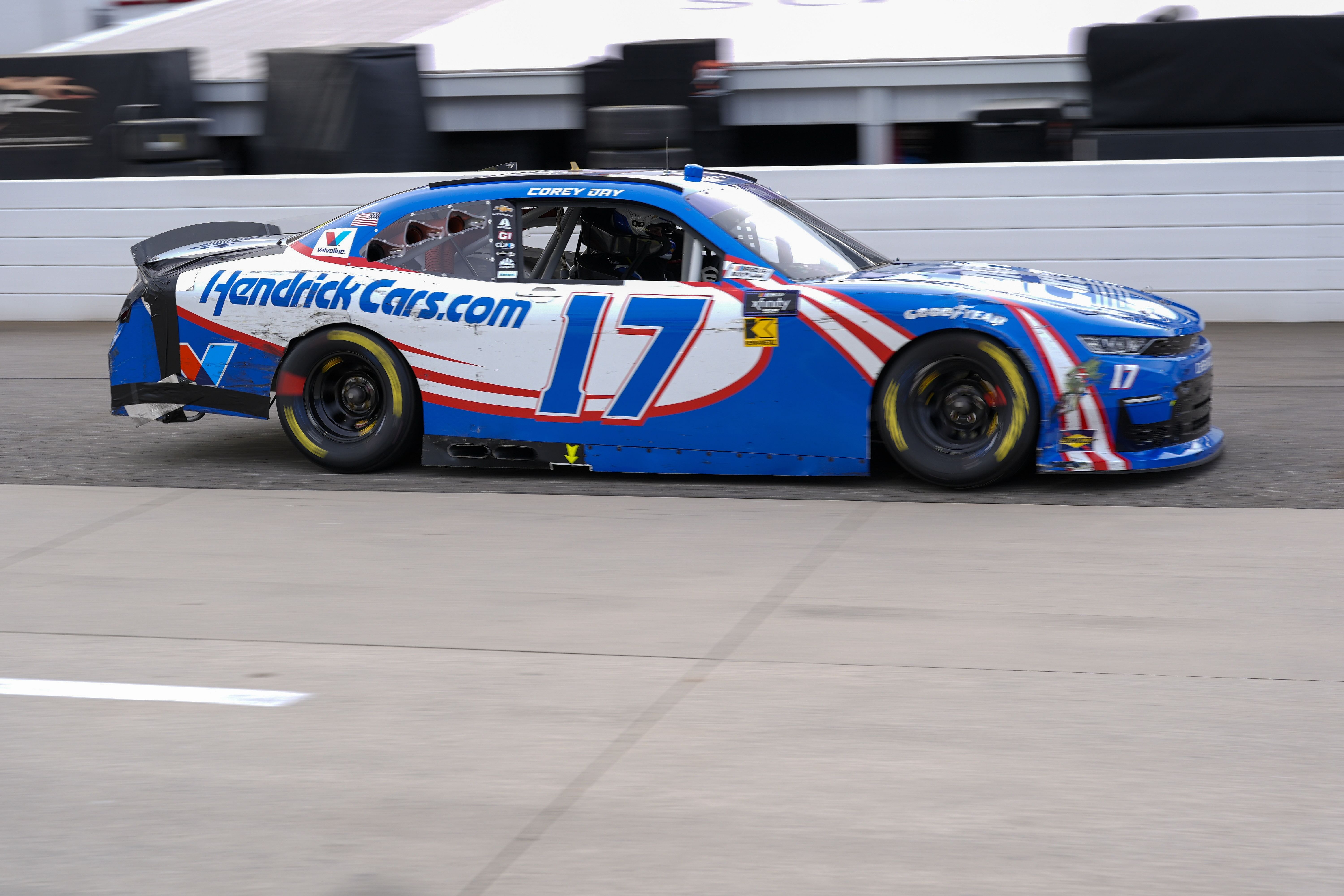 Corey Day (17) during the Marine Corp 250 at Martinsville Speedway, March 29th 2025 - Source: Imagn